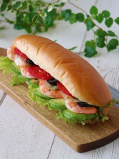 お弁当OK!えびアボカドサンド-レシピのメイン写真