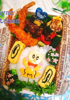 簡単♪のせるだけ『ピョン吉』キャラ弁♡-レシピのメイン写真
