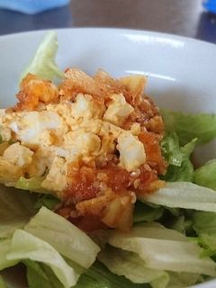 たまごとレタスのサラダ-レシピのメイン写真