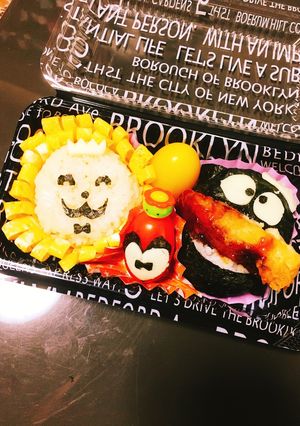 娘が作ったおむすび弁当-レシピのメイン写真