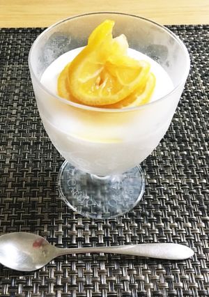 夏の爽やか☆ふんわり！ヨーグルトムース-レシピのメイン写真