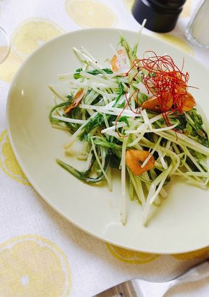 超絶ヘルシーな水菜ペペロン-レシピのメイン写真