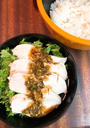 お手軽！海南鶏飯〜フライパンと炊飯器で-レシピのメイン写真
