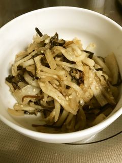 ☆超カンタン☆大根と塩昆布炒め-レシピのメイン写真