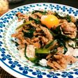 豚バラ・ニラ・玉ねぎ❗スタミナ丼