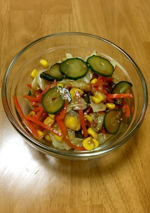 大人の給食☆ごまだれゆで野菜-レシピのメイン写真