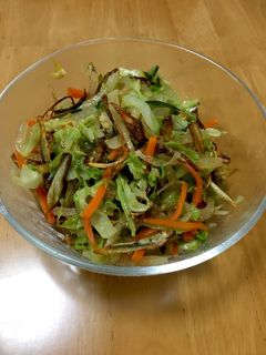 大人の給食☆揚げごぼうのサラダ-レシピのメイン写真