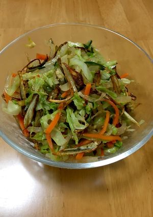 大人の給食☆揚げごぼうのサラダ-レシピのメイン写真