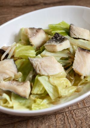 レンジで簡単！白身魚と野菜の重ね蒸し-レシピのメイン写真