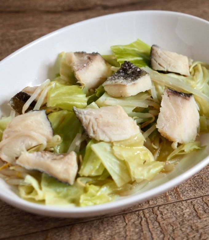 レンジで簡単！白身魚と野菜の重ね蒸し-レシピのメイン写真