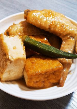 麺つゆで簡単☆手羽煮-レシピのメイン写真