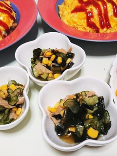 給食風海藻サラダ(*ˊ˘ˋ*)-レシピのメイン写真