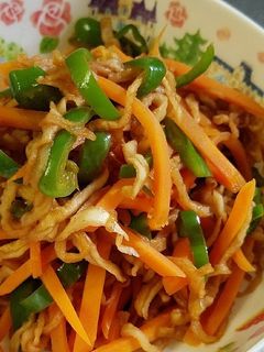 切り干し大根の焼きそば風炒め-レシピのメイン写真