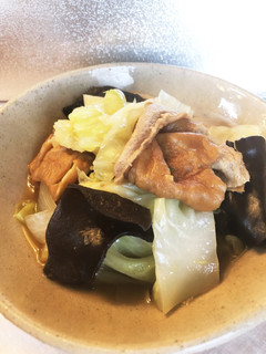 キャベツと揚げ板麩の煮びたし-レシピのメイン写真