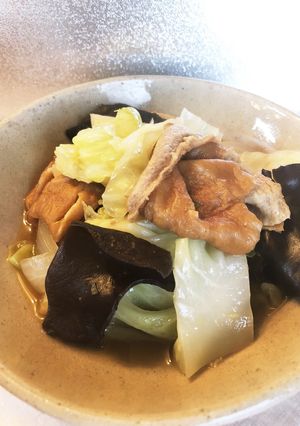 キャベツと揚げ板麩の煮びたし-レシピのメイン写真