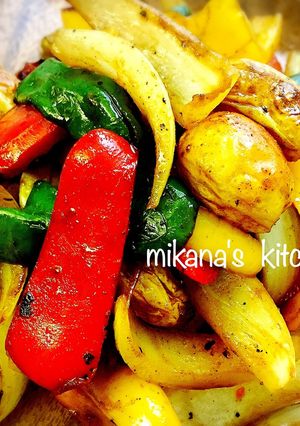 和風☆カレージャーマンポテト☆-レシピのメイン写真