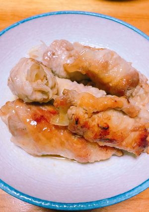 ポン酢でさっぱり☆豚肉の玉ねぎ巻き-レシピのメイン写真