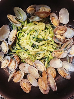 あさりとズッキーニのパスタ仕立て-レシピのメイン写真