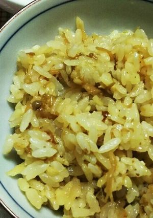新生姜となめ茸の炊き込みご飯-レシピのメイン写真
