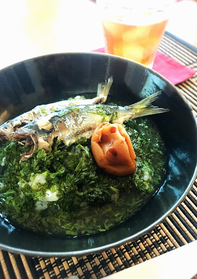 簡単☆あっさりイワシの梅がゆ風-レシピのメイン写真