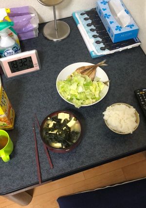 味開きと味噌汁とご飯-レシピのメイン写真