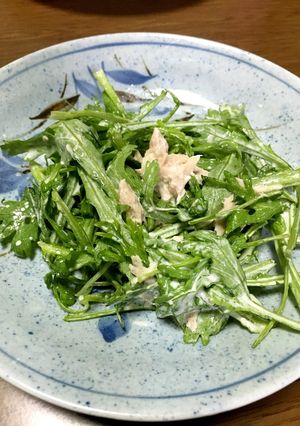 サラダ春菊の美味しい食べ方-レシピのメイン写真