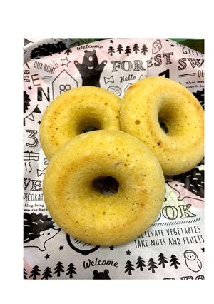 かぼちゃポタージュ アレンジ 焼ドーナツ-レシピのメイン写真