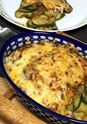 簡単★ズッキーニのミートソースグラタン-レシピのメイン写真