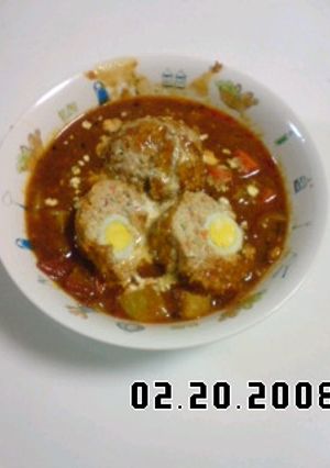 煮込みハンバーグ-レシピのメイン写真