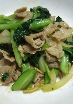 ターサイと豚肉のオイスター炒め-レシピのメイン写真