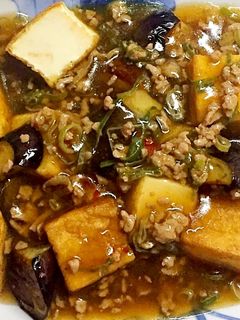 ナスと厚揚げのひき肉餡掛け-レシピのメイン写真