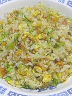野沢菜漬けと干しエビの炒飯-レシピのメイン写真