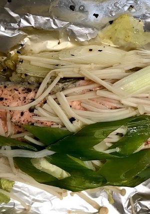 ほっとけ☆生鮭のホイル焼き♪-レシピのメイン写真