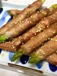 アスパラ肉巻きの甘辛照り焼き 山椒風味-レシピのメイン写真