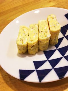 お弁当に。しらす入り卵焼き。-レシピのメイン写真