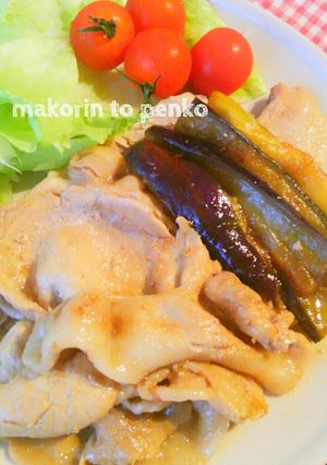 簡単＊夏にピッタリ！豚となすの生姜焼き-レシピのメイン写真