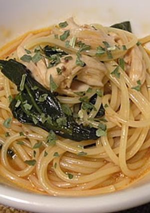 第８の隷使緋：ササミスープパスタミエル-レシピのメイン写真
