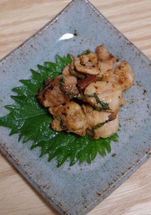 鶏・梅・大葉で簡単おいしいメインのおかず-レシピのメイン写真
