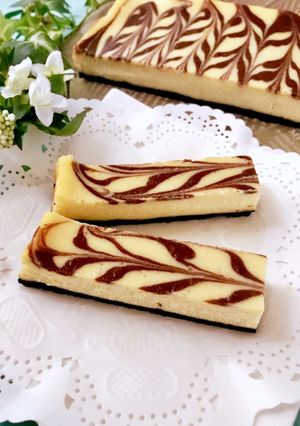 *スティック マーブル チーズケーキ*-レシピのメイン写真