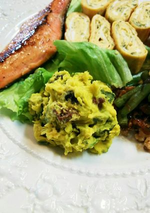お弁当用 かぼちゃとレーズンのサラダ-レシピのメイン写真