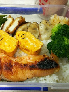 大きなシャケ弁当-レシピのメイン写真