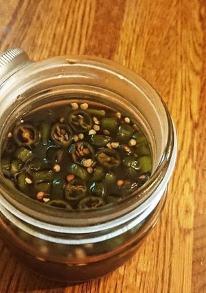青唐辛子の醤油漬け-レシピのメイン写真