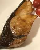 ブリ切り身のオイスターソース焼き