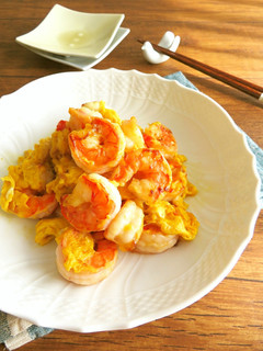 簡単☆お弁当にも♪海老と卵のバター醤油-レシピのメイン写真