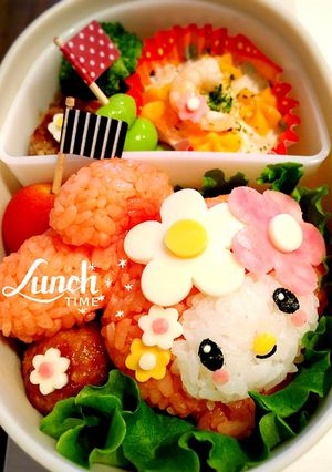 簡単ラブリーキャラ弁♡マイメロちゃん-レシピのメイン写真