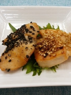 鶏のごましょうゆ焼き(透析食)-レシピのメイン写真