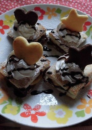 チョコバナナサンド　スイーツ仕立て-レシピのメイン写真