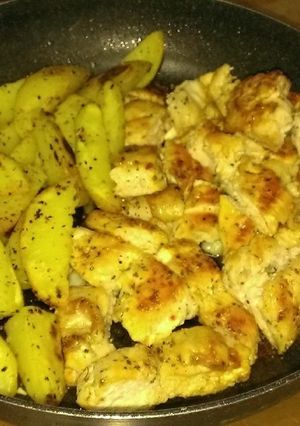 鶏もも肉とじゃがいものハーブ焼き-レシピのメイン写真