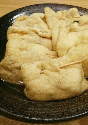 ニラと豚肉の簡単きんちゃく♪-レシピのメイン写真