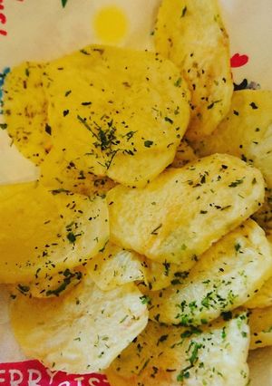 レンジポテトチップス-レシピのメイン写真